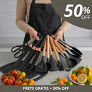 Conjunto de Utensílios ChefMaster™ 19 Peças - Tudo o que você precisa